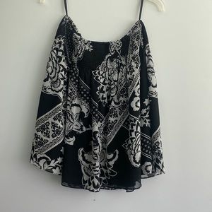 White Black skirt